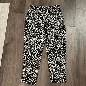 Banana Republic leopard print Hayden pant S